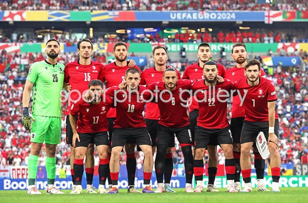Georgia time line up v Portugal Group F Gelsenkirchen EURO 2024