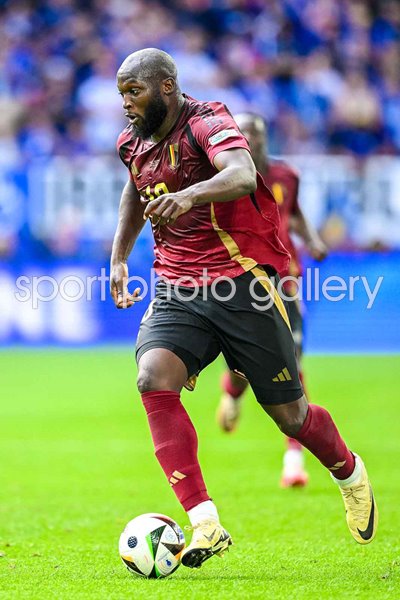 Romelu Lukaku Belgium v France Last 16 Dusseldorf EURO 2024