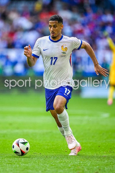William Saliba France v Belgium Last 16 Dusseldorf EURO 2024
