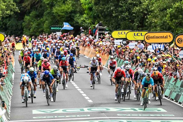 Mark Cavendish Great Britain Finish Line Delight Stage 5 Tour de France 2024