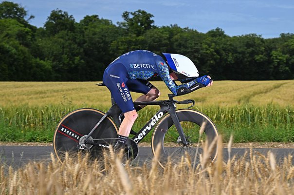 Jonas Vingegaard Denmark Time Trial Stage 7 Tour de France 2024