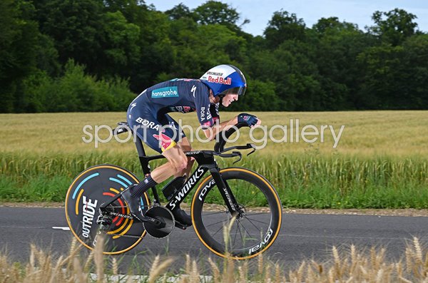 Jai Hindley Australia & Red Bull Time Trial Stage 7 Tour de France 2024