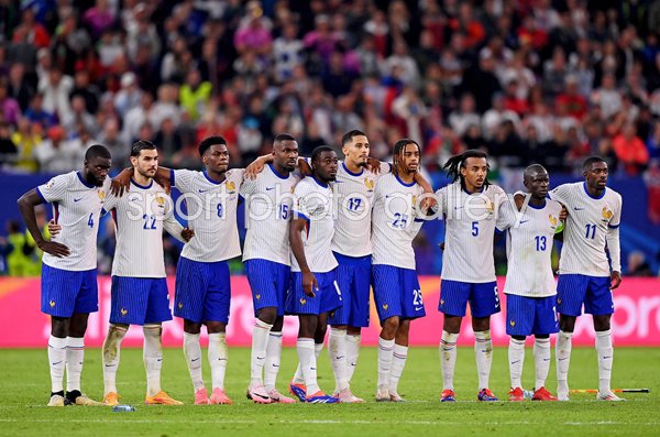 French players penalties v Portugal Quarter-Final Hamburg EURO 2024