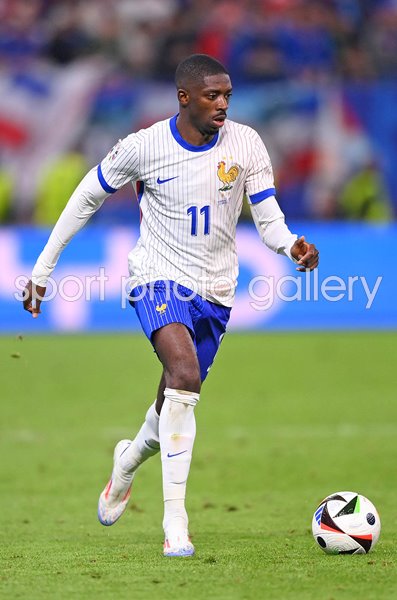 Ousmane Dembele France v Portugal Quarter-Final Hamburg EURO 2024