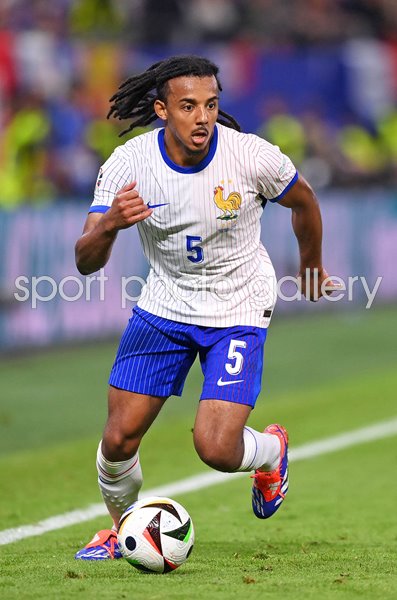 Jules Kounde France v Portugal Quarter-Final Hamburg EURO 2024