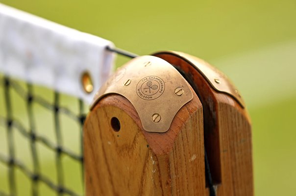 General view net post Wimbledon Tennis Championships 2024