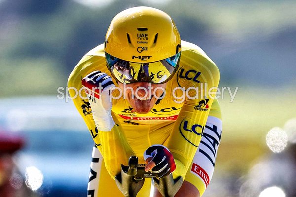 Tadej Pogacar Slovenia Time Trial celebration Stage 20 Tour de France 2021