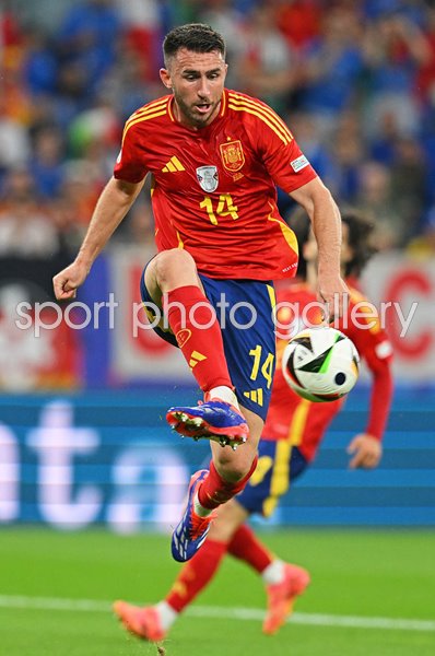 Aymeric Laporte Spain v Italy group stage Gelsenkirchen EURO 2024