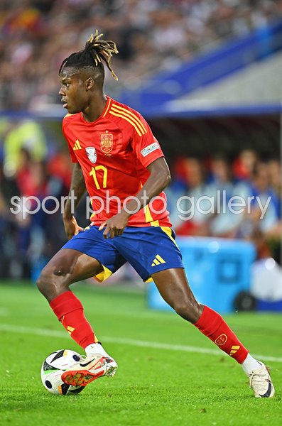 Nico Williams Spain v Georgia Last 16 Cologne EURO 2024