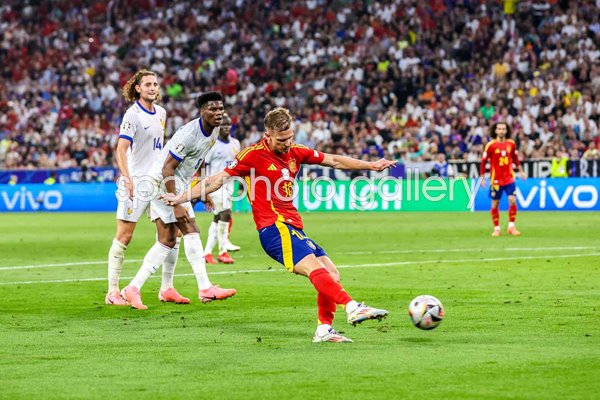 Dani Olmo Spain scores winning goal Semi-Final Munich EURO 2024