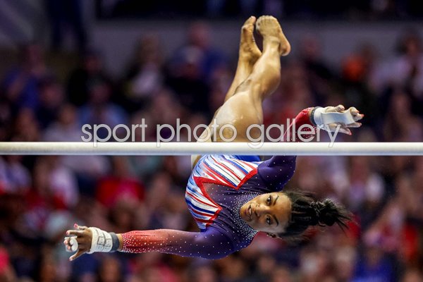 Simone Biles USA uneven bars US Gymnastics Olympic Trials Minneapolis, Minnesota 2024