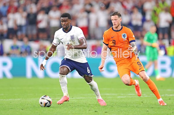 Marc Guehi England v Wout Weghorst Netherlands Semi-Final EURO 2024