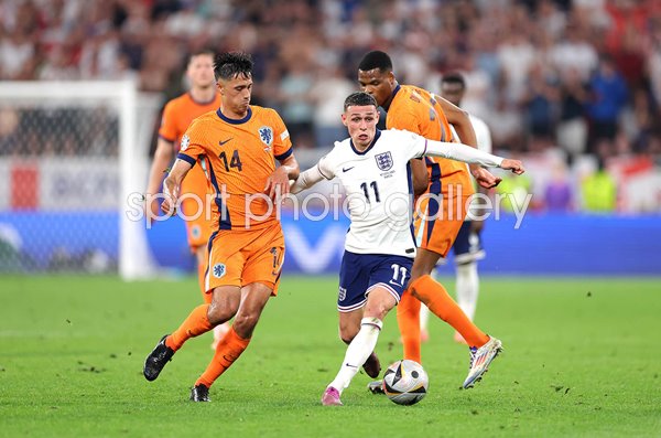 Phil Foden England v Netherlands Semi-Final Dortmund EURO 2024