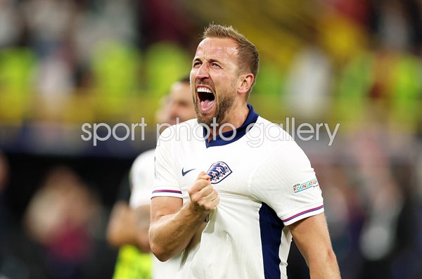 Harry Kane England captain celebrates win v Netherlands Semi-Final EURO 2024