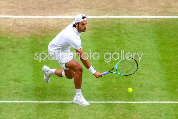 Lorenzo Musetti Italy v Taylor Fritz USA Quarter Final Wimbledon 2024