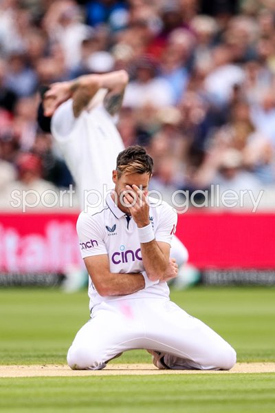 James Anderson England disbelief after dropped catch v West Indies 1st Test Lord's 2024