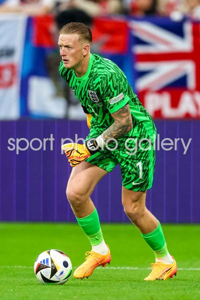 Jordan Pickford England v Serbia Group Game Gelsenkirchen EURO 2024