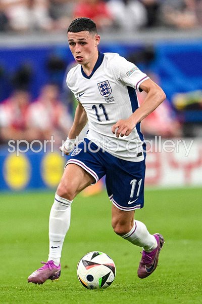 Phil Foden England v Denmark Group Game Frankfurt EURO 2024