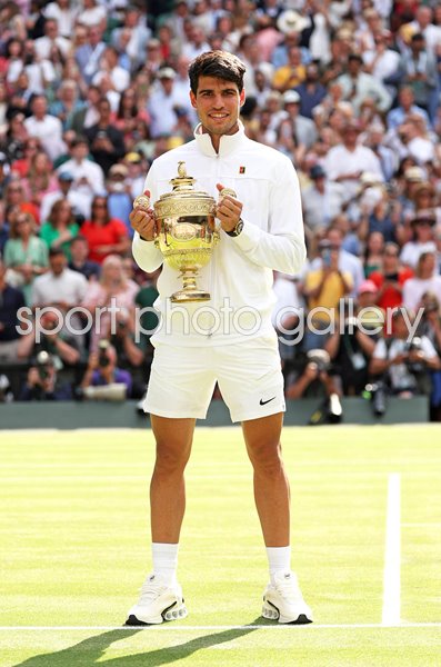 Carlos Alcaraz Spain Wimbledon Champion 2024