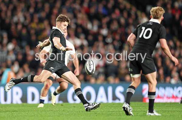 Beauden Barrett New Zealand v England Eden Park Auckland 2024