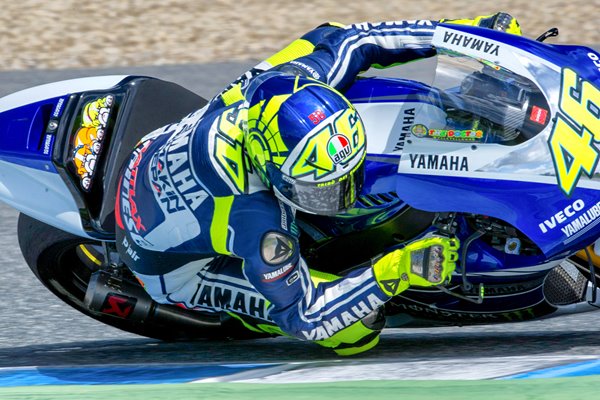 Valentino Rossi Yamaha Testing Jerez 2013