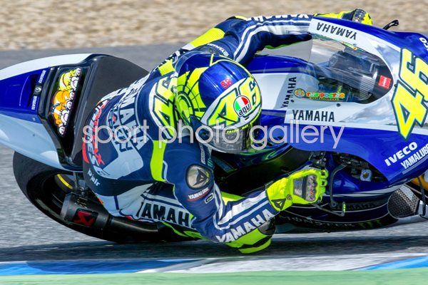 Valentino Rossi Yamaha Testing Jerez 2013