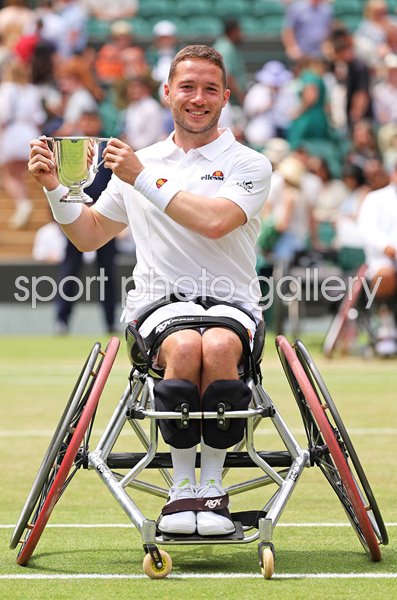 Alfie Hewett Great Britain Gentlemen's Wheelchair Singles Champion Wimbledon 2024