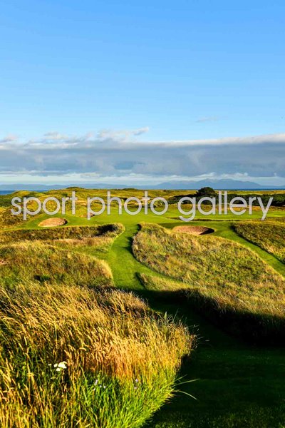 The 123 yards par 3 8th hole 'Postage Stamp' Old Course at Royal Troon 