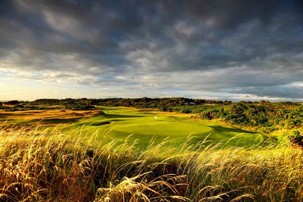 Par 4 12th hole 'The Fox' on the Old Course at Royal Troon Golf Club