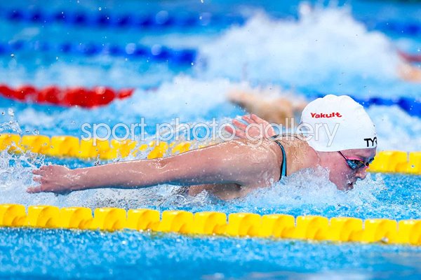 Claire Curzan USA swims Women's 100m Butterfly World Aquatics Championships Doha 2024