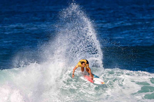 Carissa Moore Hawaii surfs semfinal Oi Rio Pro Itauna Beach Brazil 2022