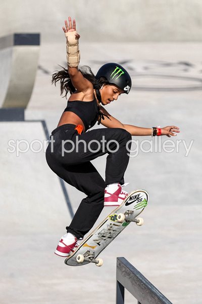 Rayssa Leal Brazil Sharjah Skateboarding Street and Park World Championships 2023