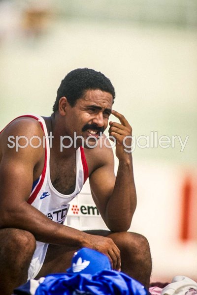 Daley Thompson Great Britain legendary decathlete World Ahtletics Rome 1987