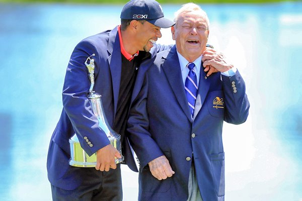 Tiger Woods and Arnold Palmer Bay Hill 2013