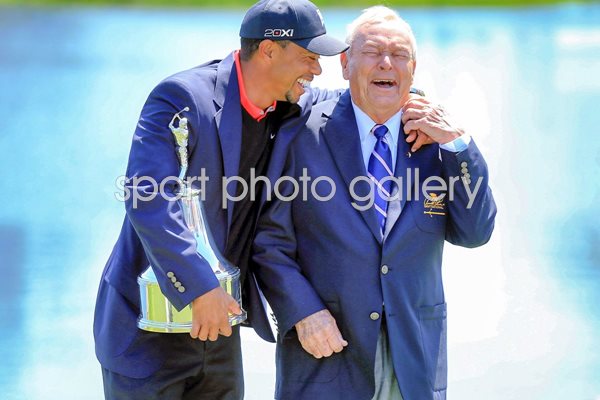 Tiger Woods and Arnold Palmer Bay Hill 2013