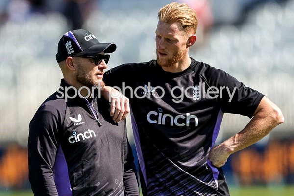 Ben Stokes & Brendon McCullum England v West Indies Test Match Trent Bridge 2024