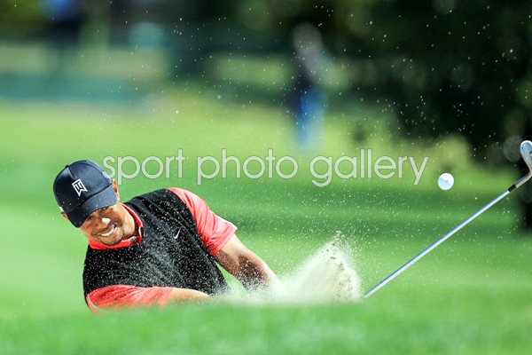 Tiger Woods Bunker action Arnold Palmer Invitational 2013
