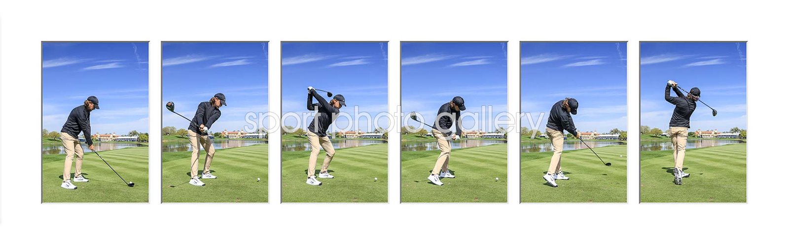 Tommy Fleetwood 6 Stage Swing Sequence Collage 2024