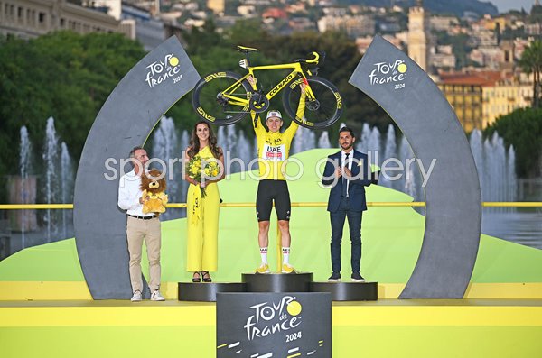 Tadej Pogacar Slovenia Tour de France Champion Nice 2024