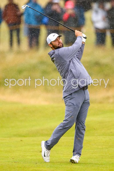 Scottie Scheffler USA 6th hole Third Round British Open Royal Troon 2024