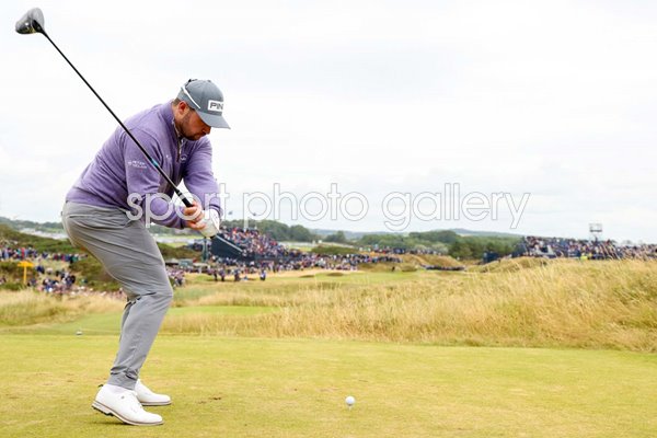 Thriston Lawrence South Africa 7th tee Round 4 British Open Royal Troon 2024
