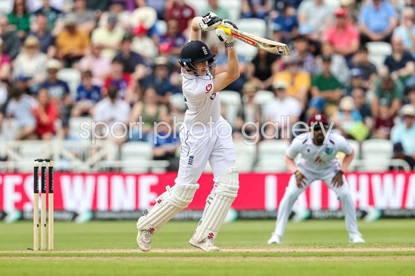 Harry Brook England classic drive v West Indies Trent Bridge Test 2024