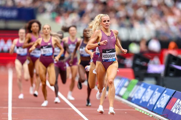 Keely Hodgkinson Great Britain wins 800m Diamond League London 2024