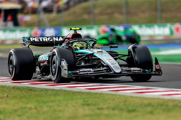 Lewis Hamilton Great Britain driving Mercedes Hungarian Grand Prix Budapest 2024