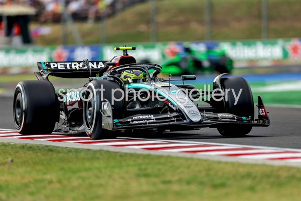 Lewis Hamilton Great Britain driving Mercedes Hungarian Grand Prix Budapest 2024