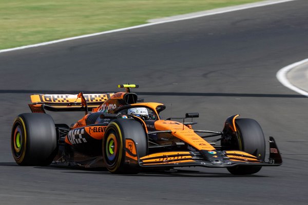 Lando Norris Great Britain driving McLaren Hungarian Grand Prix Budapest 2024
