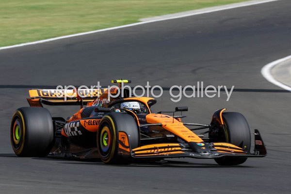 Lando Norris Great Britain driving McLaren Hungarian Grand Prix Budapest 2024