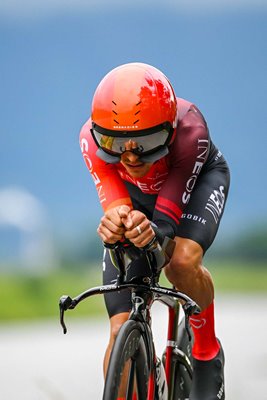 Thomas Pidcock Great Britain Time Trial Stage 1 Tour of Switzerland 2024