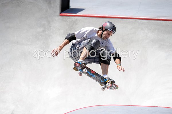 Andy MacDonald Great Britain Skateboard Park Elimination during X Games Los Angeles 2010