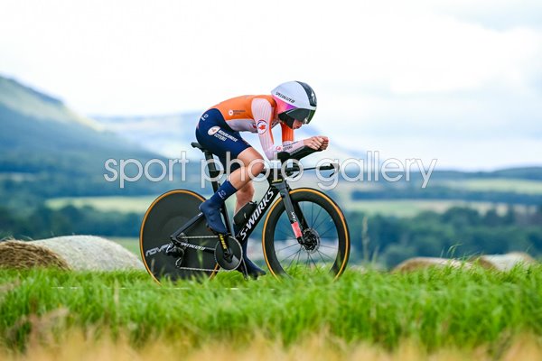 Demi Vollering Netherlands Time Trial Cycling World Championships Glasgow 2023 